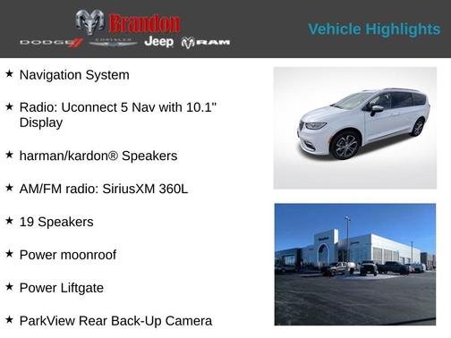 Bright White Clearcoat 2026 Chrysler Pacifica Pinnacle