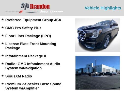 Ebony Twilight Metallic 2022 GMC Terrain SLT