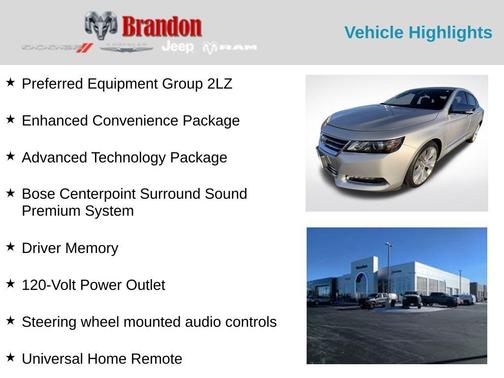 2017 Chevrolet Impala Premier 2LZ