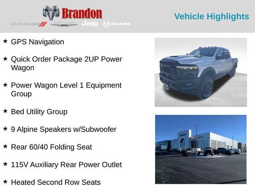 2026 RAM 2500 Rebel/Power Wagon