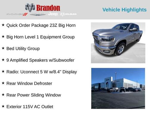 2025 RAM 1500 Big Horn/Lone Star