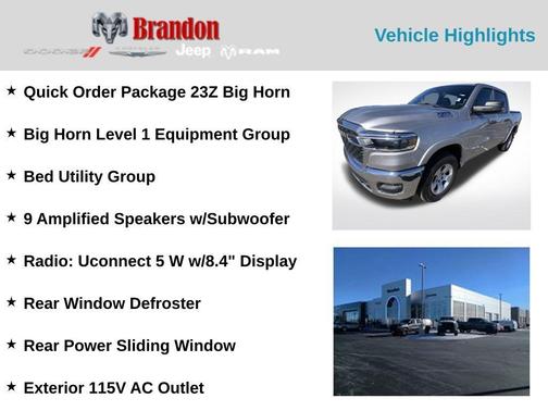 2025 RAM 1500 Big Horn/Lone Star