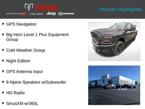 2026 RAM 2500 Big Horn