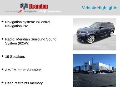 2019 Land Rover Range Rover Sport HSE Dynamic