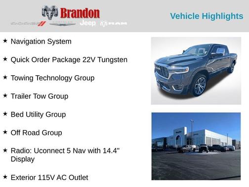 Blue Metallic 2026 RAM 1500 Tungsten