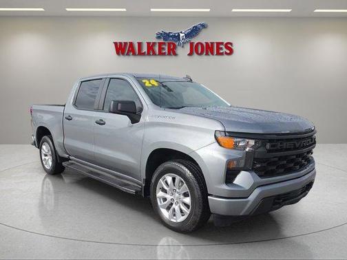 Sterling Gray Metallic 2024 Chevrolet Silverado 1500 Custom