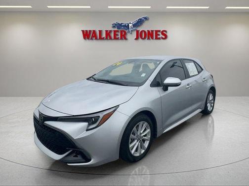 Silver 2024 Toyota Corolla Hatchback SE