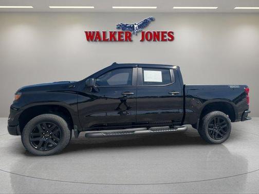 Black 2025 Chevrolet Silverado 1500 Custom Trail Boss