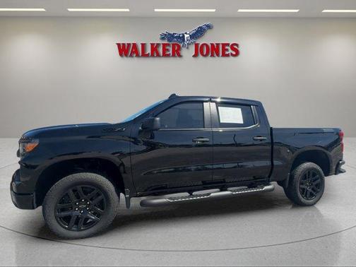 Black 2025 Chevrolet Silverado 1500 Custom Trail Boss