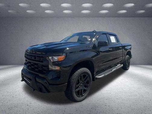 Black 2025 Chevrolet Silverado 1500 Custom Trail Boss
