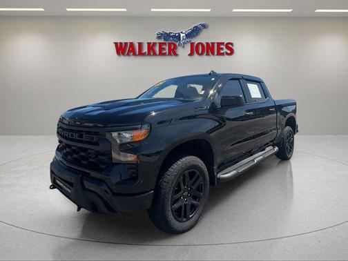 Black 2025 Chevrolet Silverado 1500 Custom Trail Boss