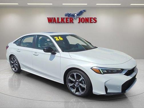 White 2026 Honda Civic Hybrid
