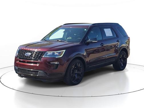 Burgundy Velvet Metallic Tinted Clearcoat 2019 Ford Explorer Sport