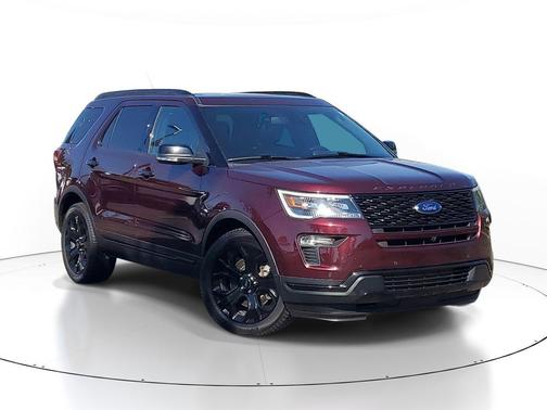 Burgundy Velvet Metallic Tinted Clearcoat 2019 Ford Explorer Sport