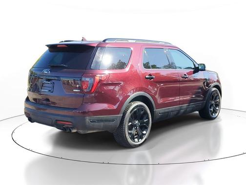 Burgundy Velvet Metallic Tinted Clearcoat 2019 Ford Explorer Sport