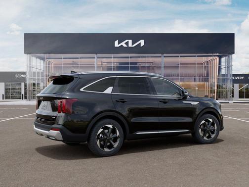 Aurora Black Pearl 2026 Kia Sorento Hybrid EX