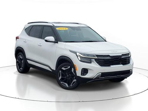 Snow White Pearl 2024 Kia Seltos SX Turbo