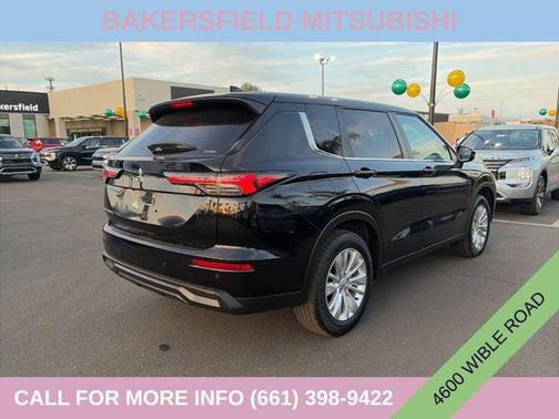 Black 2025 Mitsubishi Outlander ES 2.5 S-AWC