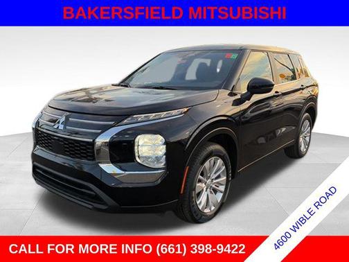 Black 2025 Mitsubishi Outlander ES 2.5 S-AWC