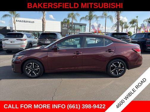 Rosewood Metallic 2025 Nissan Sentra SV