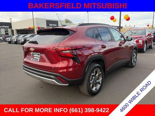 Crimson Metallic 2025 Chevrolet Trax LT