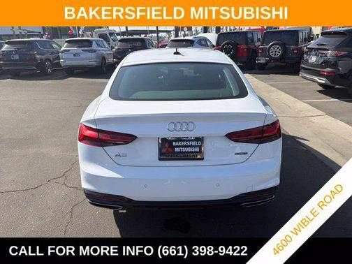 White 2025 Audi A5 Sportback 45 S Line Premium