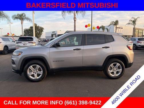 Billet Silver Metallic Clearcoat 2023 Jeep Compass Sport