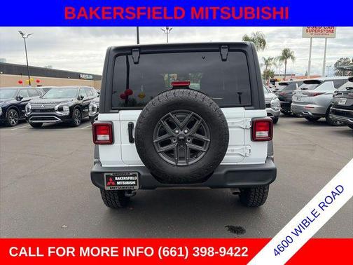Bright White Clearcoat 2025 Jeep Wrangler Sport S