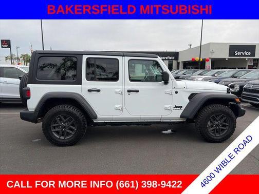 Bright White Clearcoat 2025 Jeep Wrangler Sport S