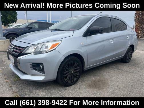 Starlight Silver Metallic 2022 Mitsubishi Mirage G4 Black Edition