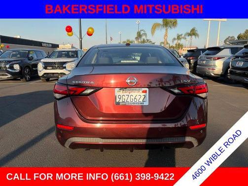 Rosewood Metallic 2023 Nissan Sentra SV