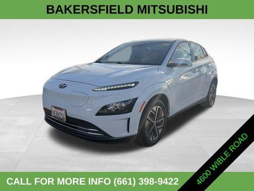 Lunar White 2023 Hyundai KONA EV SE