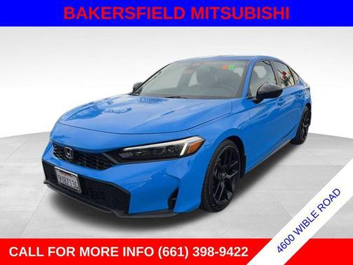 Blue 2025 Honda Civic Sport