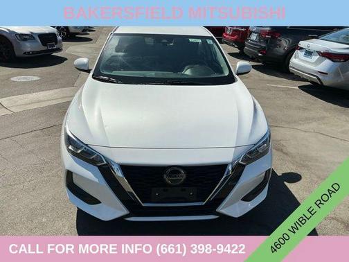 Aspen White Tricoat 2023 Nissan Sentra SV