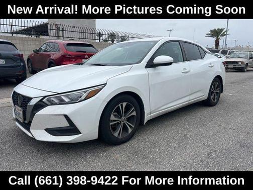 Aspen White Tricoat 2023 Nissan Sentra SV