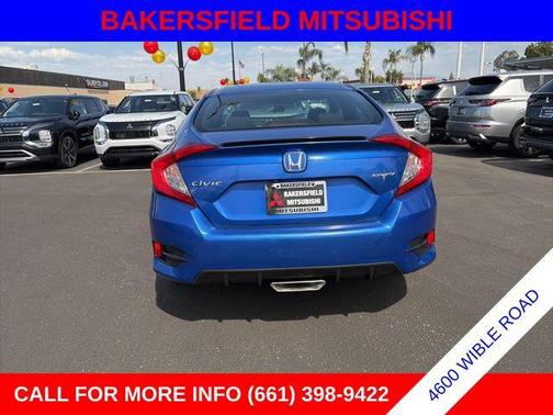 Blue 2021 Honda Civic Sport