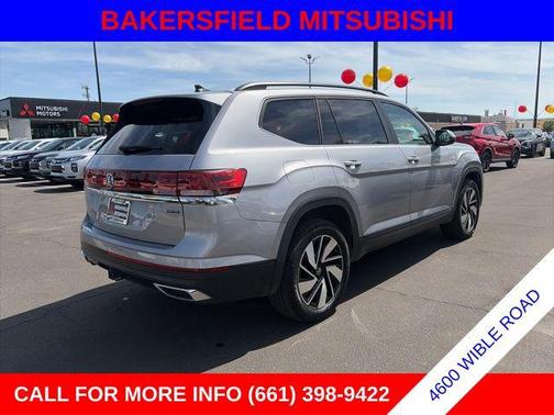 Silver 2024 Volkswagen Atlas 2.0T SE w/Technology 4MOTION