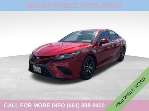 Red 2021 Toyota Camry SE