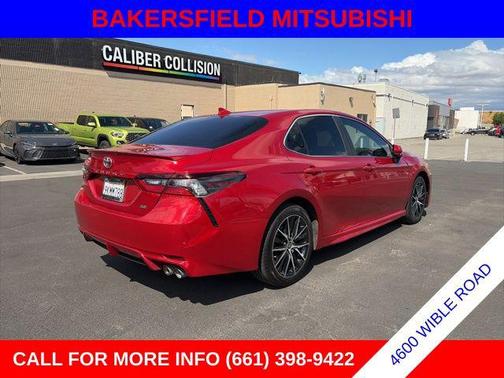Red 2021 Toyota Camry SE
