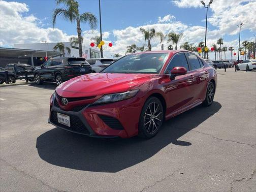 Red 2021 Toyota Camry SE