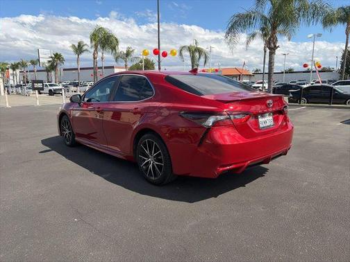 Red 2021 Toyota Camry SE