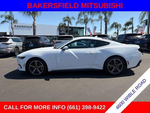 Oxford White 2025 Ford Mustang EcoBoost Premium