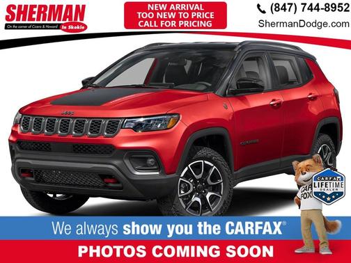 Red Hot Pearlcoat 2025 Jeep Compass Trailhawk