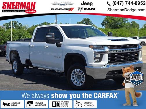 Summit White 2021 Chevrolet Silverado 2500 LT