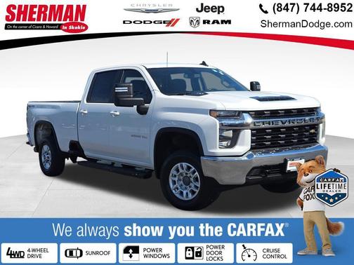 White 2021 Chevrolet Silverado 2500 LT