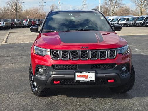 Red Hot Pearlcoat 2025 Jeep Compass Trailhawk