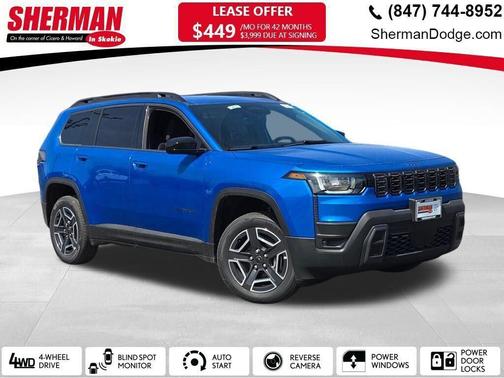 Hydro Blue Pearlcoat 2026 Jeep Cherokee Laredo 4x4