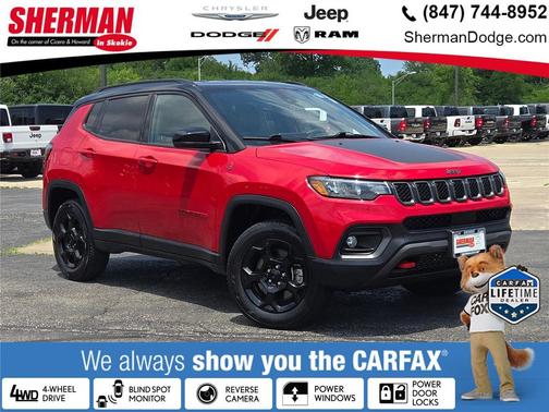 Black Clearcoat 2024 Jeep Compass Trailhawk