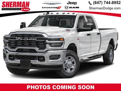 Bright White Clearcoat 2026 RAM 3500 Tradesman Crew Cab 4x4 8' Box