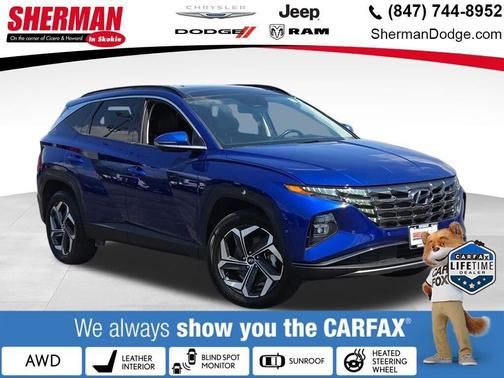 Intense Blue 2024 Hyundai TUCSON Limited